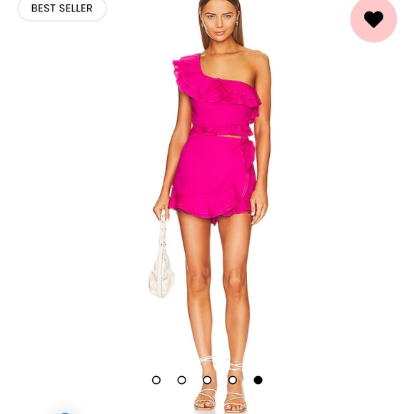 Show Me Your MuMu Dresses & Skirts - NWT x REVOLVE Liza Ruffle Skort in Hot Pink
Show Me Your Mumu